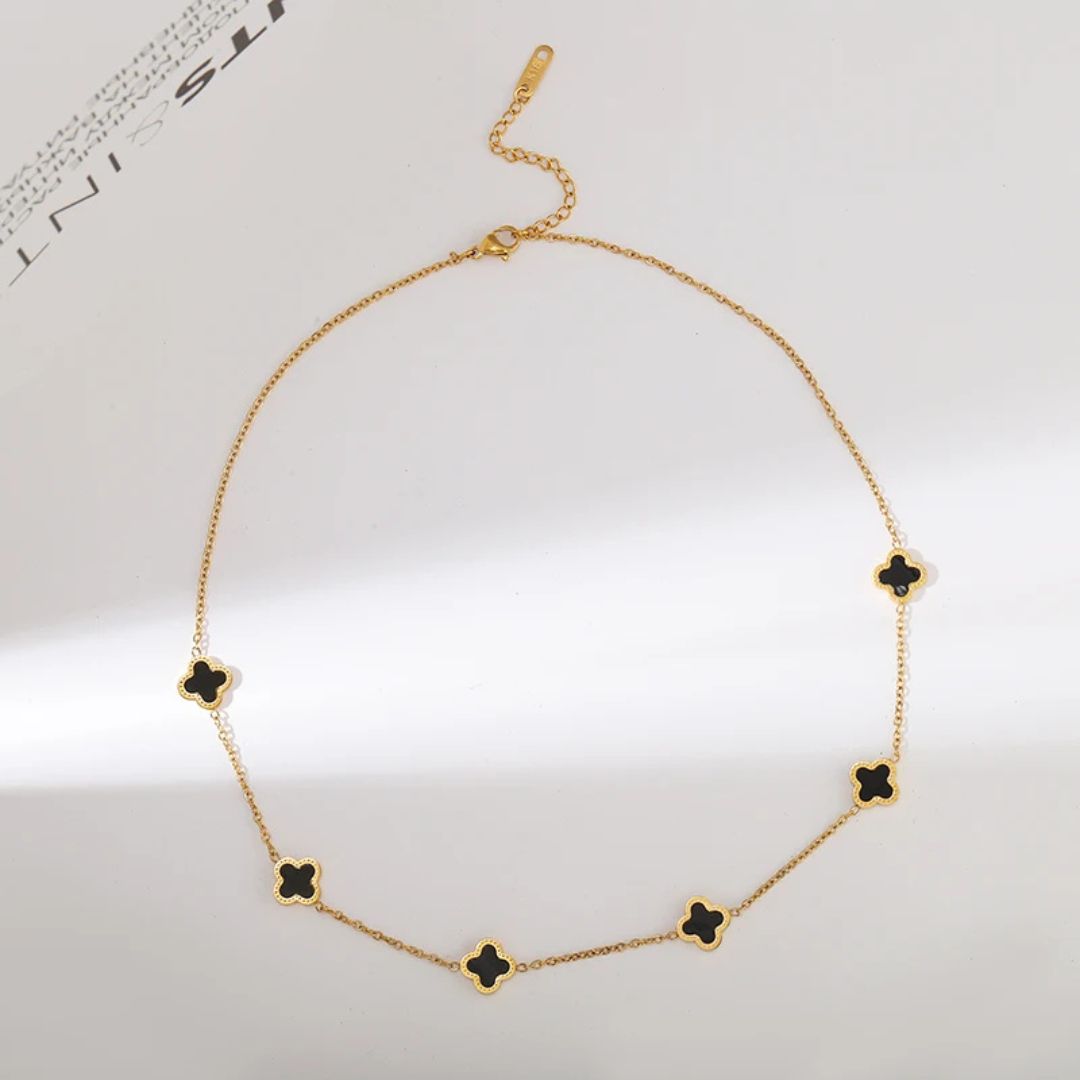 COLLAR TRÉBOL 4 HOJAS.