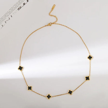 COLLAR TRÉBOL 4 HOJAS.